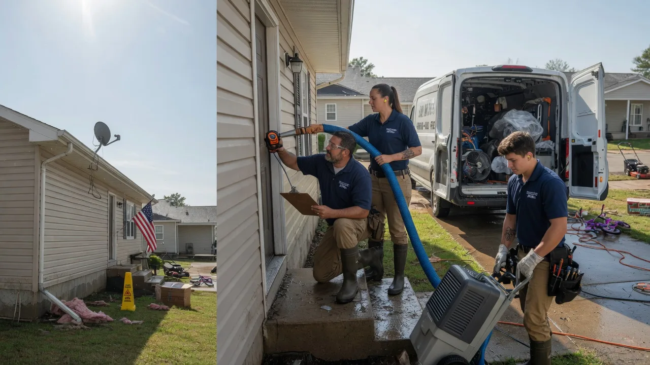 Ceiling Water Damage Restoration in Oldhams, VA near me
